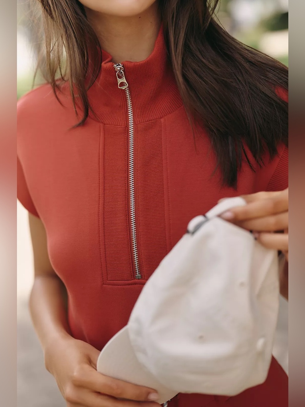 NWT Varley Avaya Half-Zip Mini Dress - Picture 3 of 3